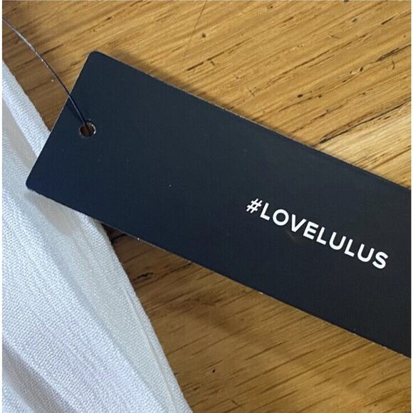 Lulus White Short Sleeve Romantic Lace Crotchet Top Size XS New Style T15498 - Picture 11 of 13